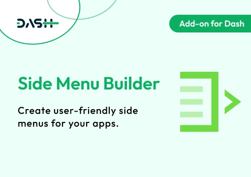Side Menu Builder – Dash SaaS Add-On