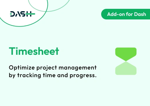 Timesheet – Dash SaaS Add-On